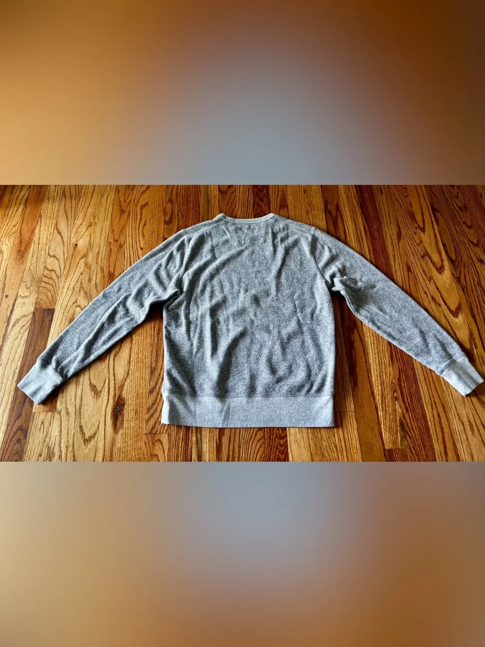 Banana Republic Light Heather Gray Crew Sweatshirt